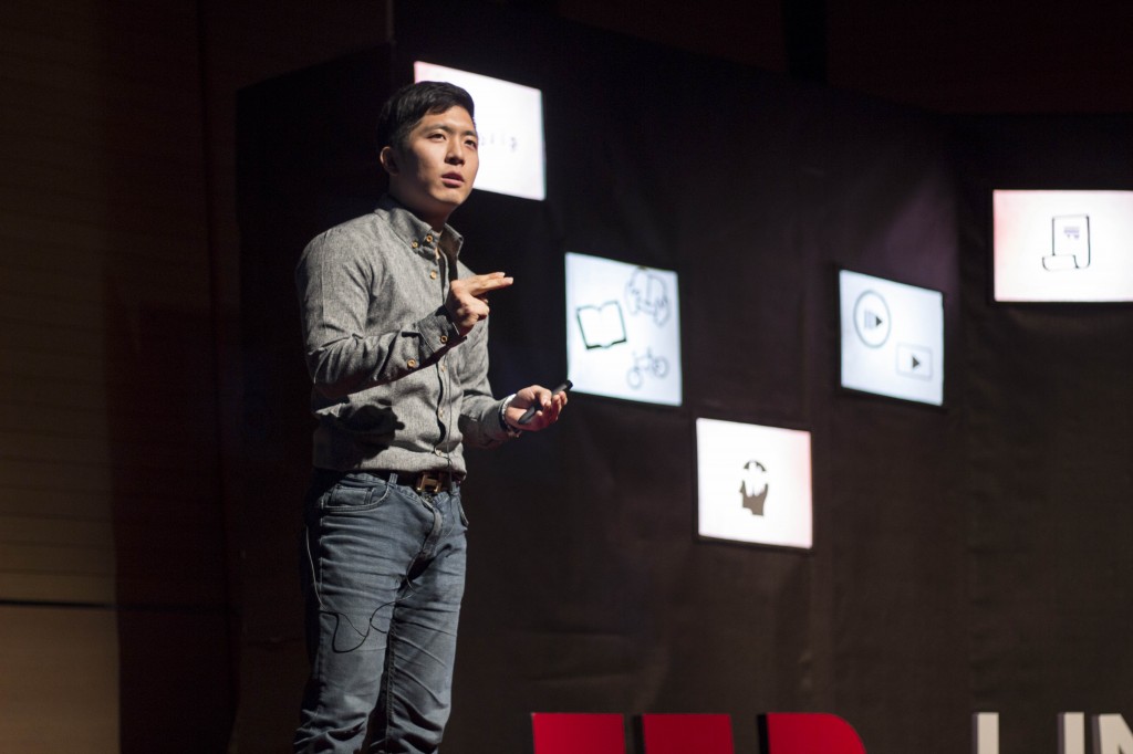 (주)집토스의 이재윤 대표는 '중개 수수료'가 없는 전월세 집 찾기라는 새로운 흐름을 만들어냈다. | 사진: 제5회 TEDxUNIST 운영진
