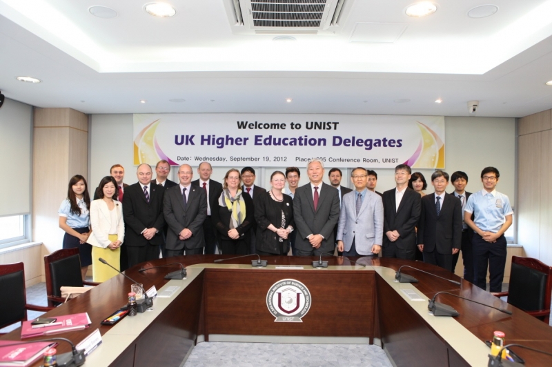 韓-英 대학간 교육, 연구협력 위해 ‘영국대학교류협력단’ UNIST 방문