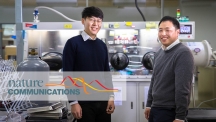 페인트처럼 바르는 열전 소재를 개발한 손재성 교수(오른쪽)와 박성훈 연구원(왼쪽)이 실험실에서 기념 사진을 촬영했다. | 사진: 김경채