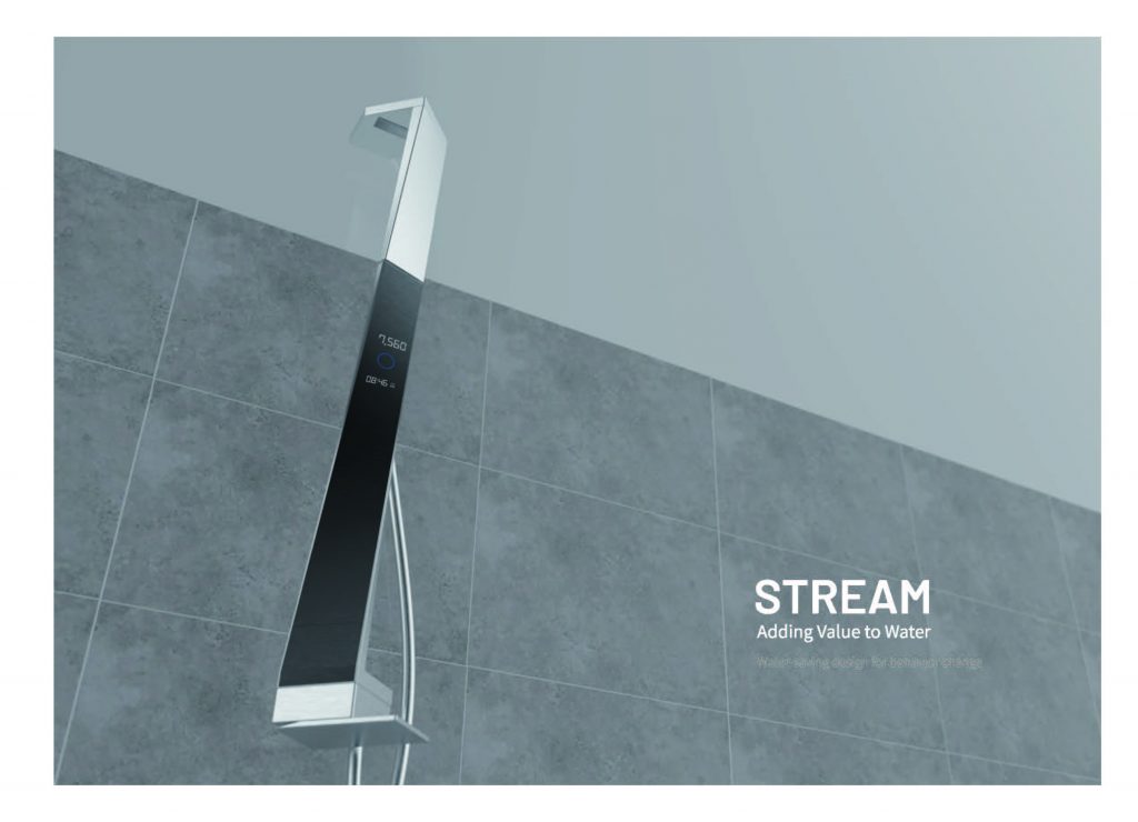 이수민 학생의 물 절약을 유도하는 샤워기 디자인. | 사진: 디자인 및 인간공학부