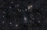 처녀자리 은하단의 모습(201103_VirgoGCM_andreo 출처는 NASA)
