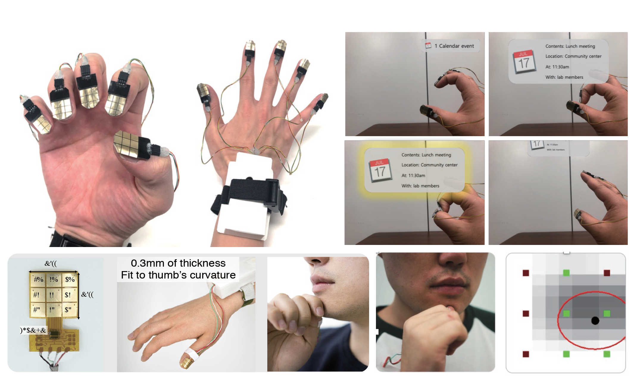 사람과 컴퓨터 간의 상호작용 연구 예시. 손가락에 부착된 센서를 이용해 제스쳐를 인식한다 | 사진: 디자인 및 인간공학부