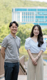 [연구진 사진] 왼쪽부터 김건태 교수와 오진경 연구원