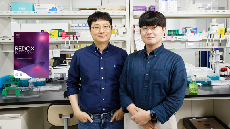 박성호 교수(좌측)과 이원효 박사과정 연구원(우측) | 사진: 김경채