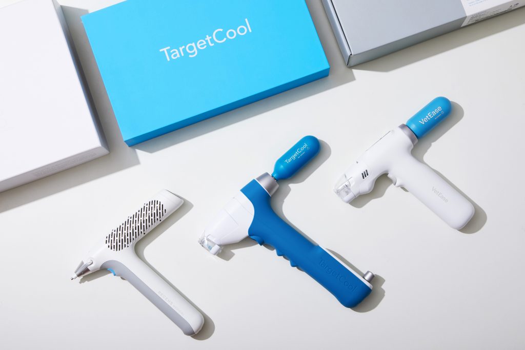 [제품 사진] 왼쪽부터 오큐쿨, 타겟쿨, 벳이즈