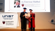 Executive Dean Fawwaz Habbal from Harvard SEAS Receives Honorary Degree from UNIST