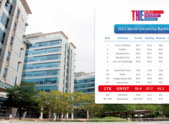 THE World University Rankings 2022: UNIST Ranked 5th in S. Korea and 178th Worldwide!