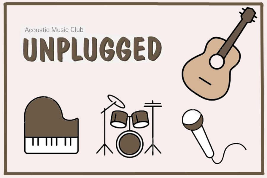 Images of musical instruments, drawn by Unplugged. l Image Credit: Official Facebook Page of Unplugged