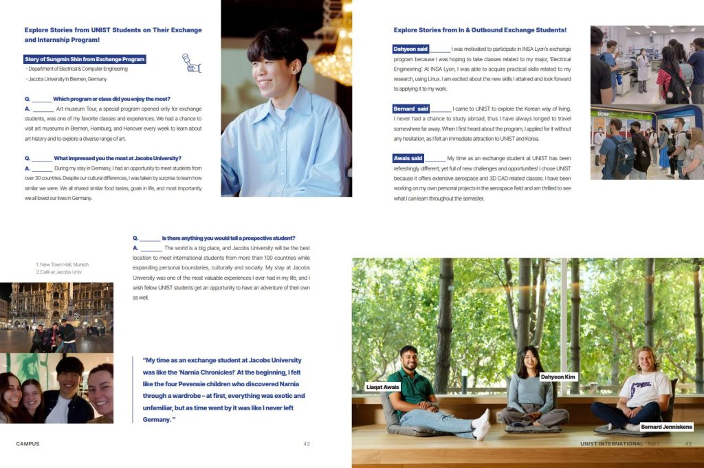 [GLOBAL] Student Stories: Exchange, Research, and Internship Programs. l Design by Bo Eun Lee