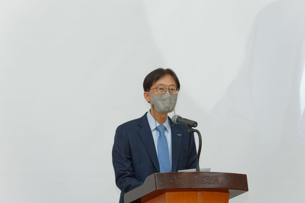 President Yong Hoon Lee delivered congratulatory remarks at the 2022 AI Innovation Day on December 7, 2022.