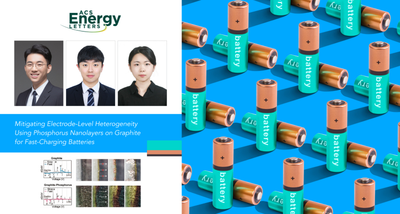 Mitigating Electrode-Level Heterogeneity Using Phosphorus Nanolayers on Graphite for Fast-Charging Batteries