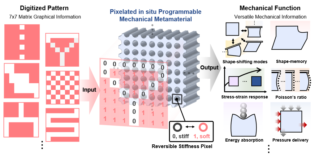 Concept and mechanism of PPMM for in situ programming of mechanical behaviors.