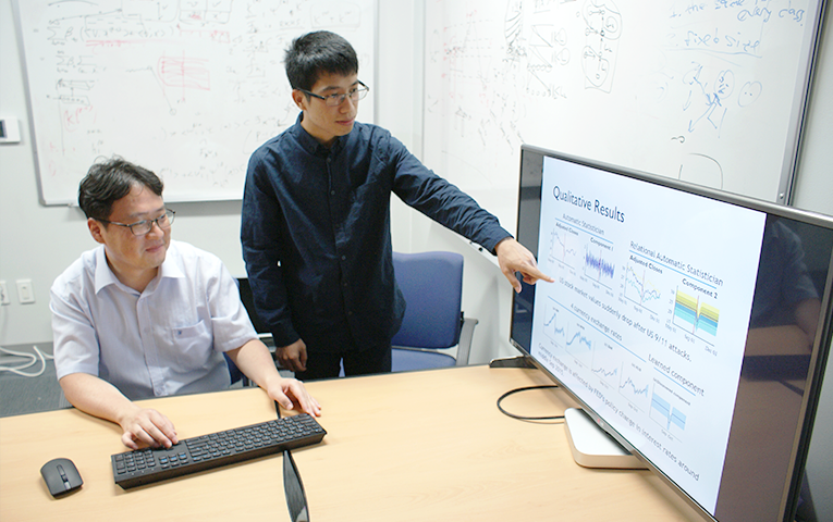 From left are Professor Professor Jaesik Choi (now at KAIST) and Dr. Anh Tong. l Image Credit: Professor Jaesik Choi from KAIST