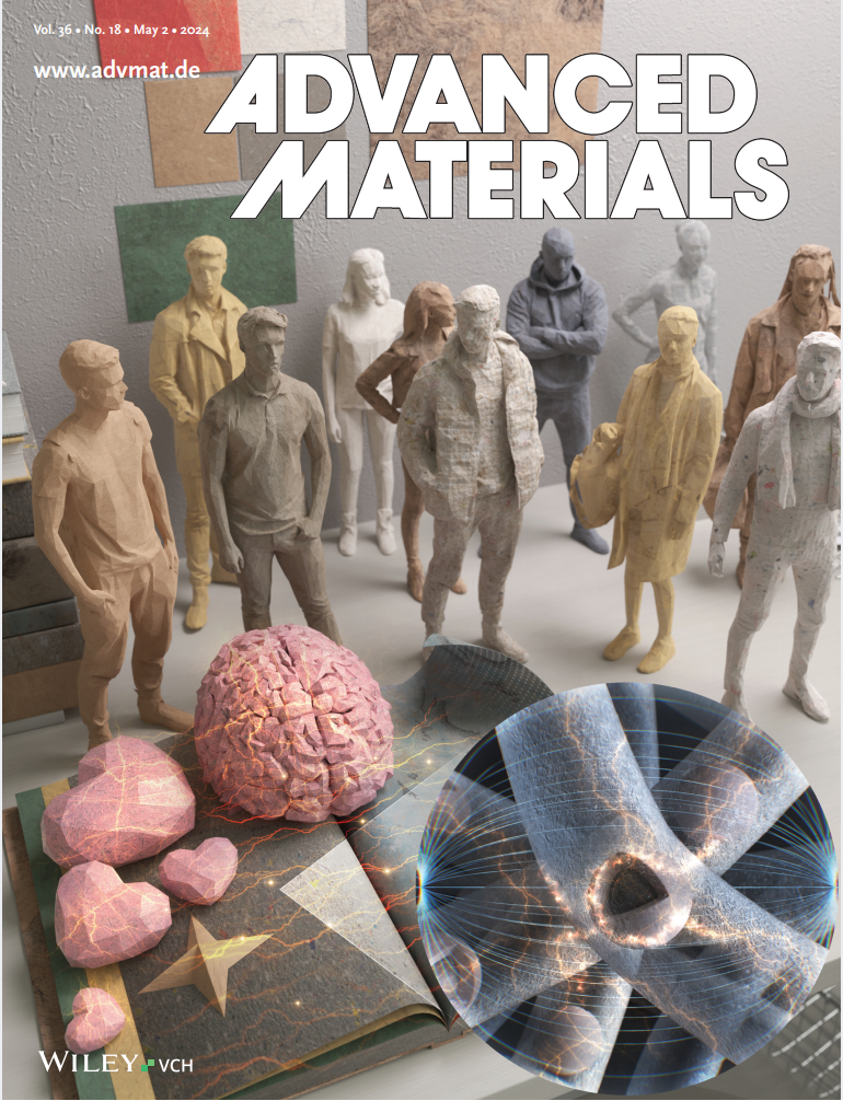 Their findings have been featured as Inside Back Cover of Advanced Materials on May 2, 2024. 