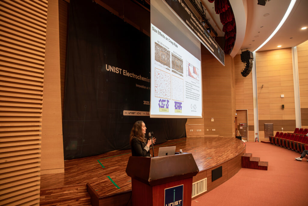 Professor Kelsey Hatzell of Princeton University presented the keynote "Reactive Carbon Capture and Conversion: Pathway to Carbon-neutral Fuels and Chemicals."