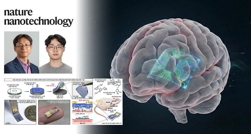 UNIST and SKKU Collaborate on Novel Bioelectronics Device Based on Hydrogel-Elastomer Conductive Nanomembranes